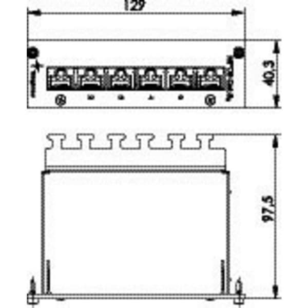 Telegärtner 100006991 6 Port Nätverk Patchpanel CAT 6A 3 U Bestyckad