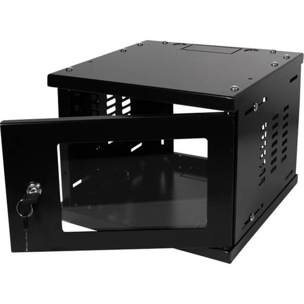 LogiLink W06Z33B 10 väggskåp 4 U Svart