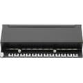 Miniatyrbild 3 av 4: Digitus DN-91612SD-EA 16 + 4 Port Nätverk Patch Box CAT 6A 1 U Svart (RAL 9005) Bestyckad