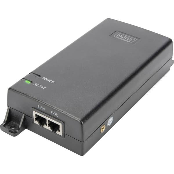 Digitus DN-95104 PoE-Injektor 1 GBit/s IEEE 802.3at (25.5 W), IEEE 802.3af (12.95 W)