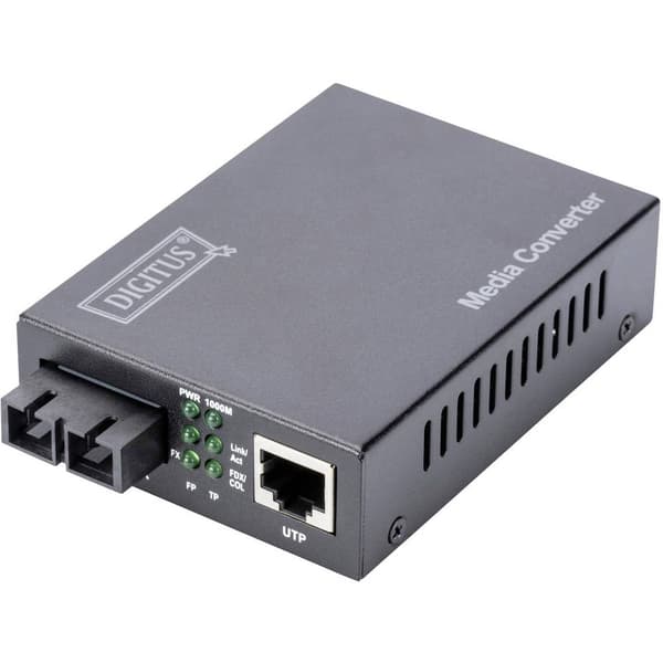 Digitus DN-82121-1 LAN, SC Duplex Mediakonverter 1 GBit/s