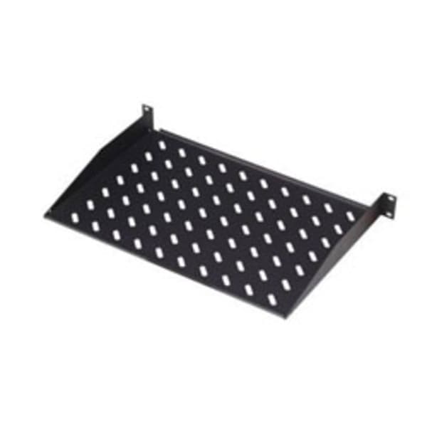 Digitus DN-19 TRAY-1-400-SW 19 tum Nätverksskåp-hyllplan 1 U Fast montering Lämplig för skåpdjup: från 600 mm Svart (RA