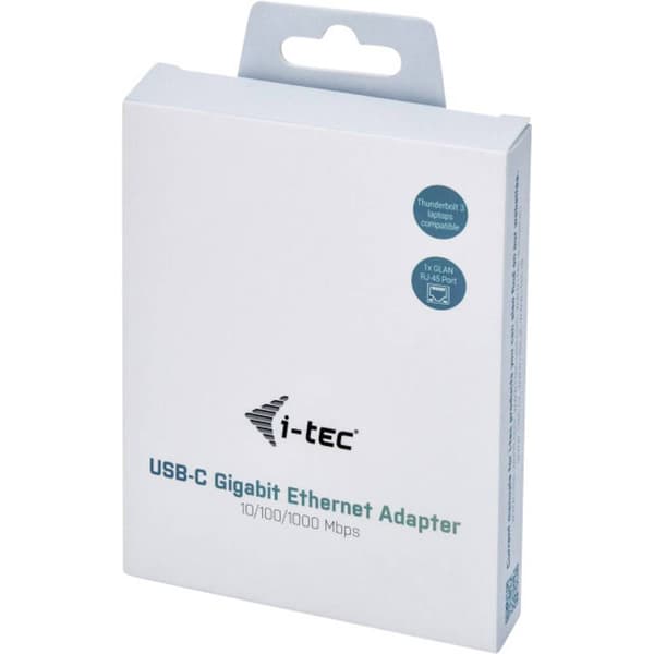 i-tec Nätverksadapter 10 / 100 / 1000 MBit/s USB-C®