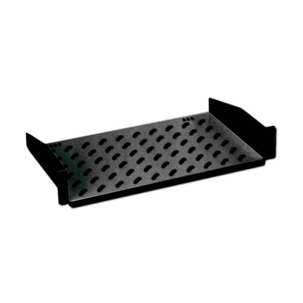 Digitus DN-19 TRAY-2-SW 19 tum Nätverksskåp-hyllplan 2 U Fast montering Lämplig för skåpdjup: från 600 mm Svart