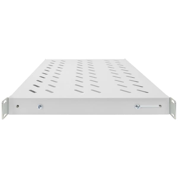 Digitus DN-97644 19 tum Nätverksskåp-hyllplan 1 U variabla monteringsskenorna Lämplig för skåpdjup: 600 mm Grå
