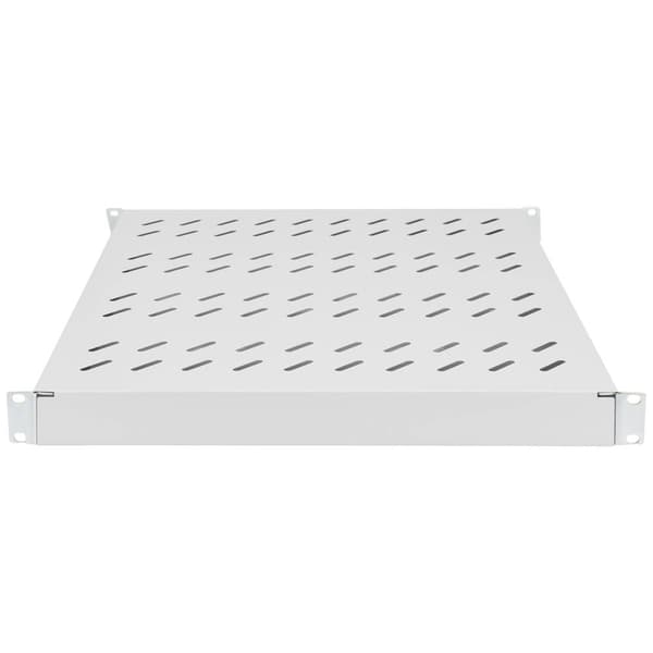 Digitus DN-97646 19 tum Nätverksskåp-hyllplan 1 U variabla monteringsskenorna Lämplig för skåpdjup: 800 mm Grå-vit (RAL