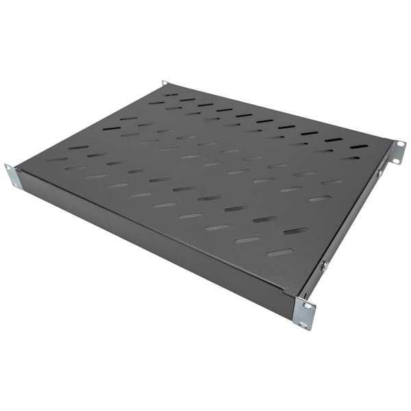 Digitus DN-97645 19 tum Nätverksskåp-hyllplan 1 U variabla monteringsskenorna Lämplig för skåpdjup: 600 mm Svart