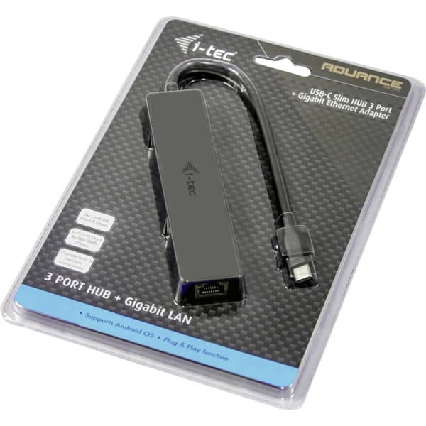 i-tec Nätverksadapter 10 / 100 / 1000 MBit/s USB-C®