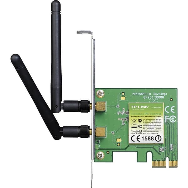 TP-LINK TL-WN881ND WiFi Instickskort Mini PCIe 300 MBit/s Grön