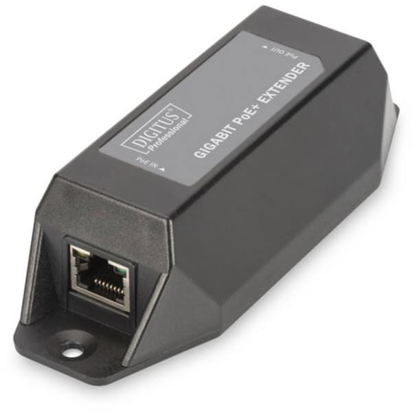 Digitus DN-95123 PoE-Extender 1 GBit/s IEEE 802.3af (12.95 W), IEEE 802.3at (25.5 W)