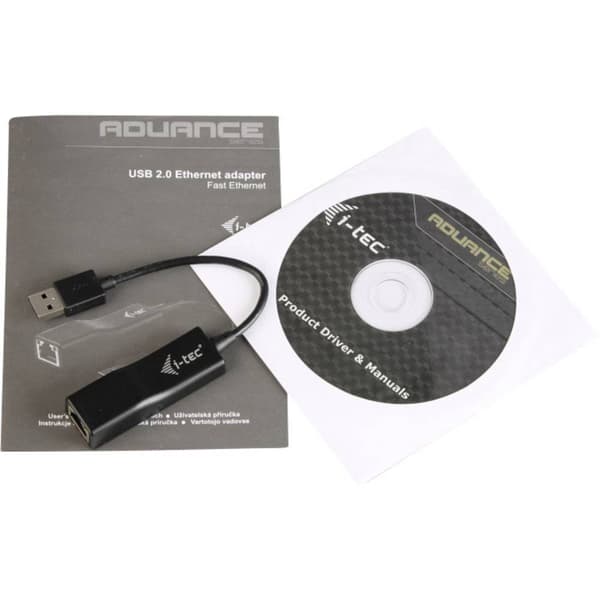 i-tec Nätverksadapter 10 / 100 MBit/s USB 2.0