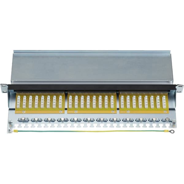Renkforce 26 + 2 Port Nätverk Patchpanel 483 mm (19) CAT 6A 1 U Bestyckad