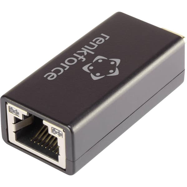 Renkforce RF-3386050 Nätverksadapter 1000 MBit/s USB-C® (USB 3.2 Gen 1), LAN 1 Gbit/s
