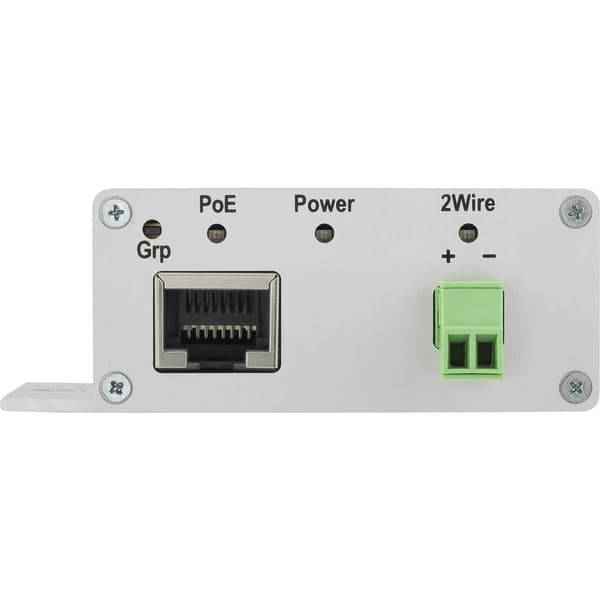 Renkforce RF-3395610 Nätverksförlängning 2-tråds Räckvidd (max.): 300 m 1 st 200 MBit/s med PoE-funktion
