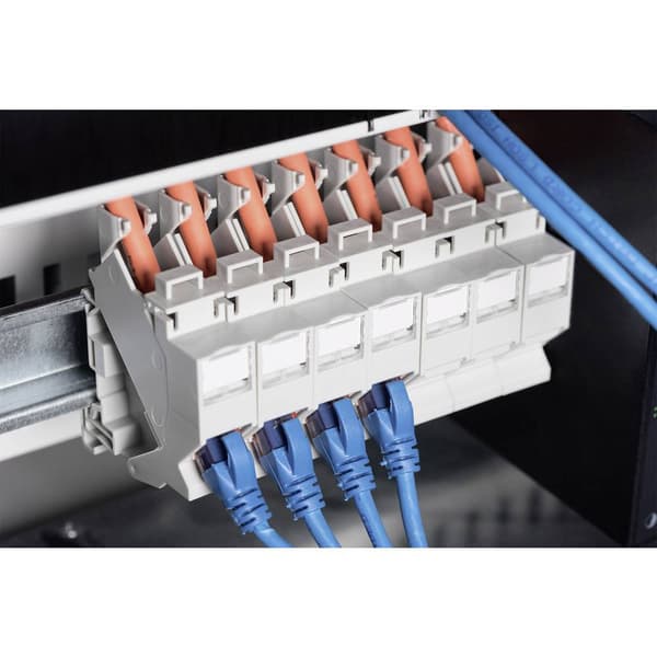 Digitus AN-25187 DIN-skenaadapter för Keystone-modul IP20 DIN-skena