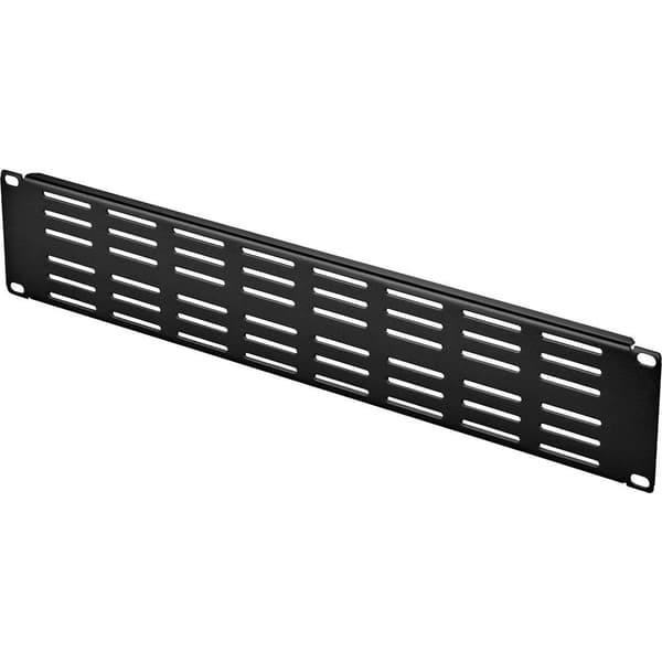 Renkforce RF-3429460 19 tum Nätverksskåp-blindlock 2 U med ventilationshål Mörkgrå