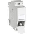 Miniatyrbild 2 av 4: Metz Connect 1309427103-E Nätverksuttag DIN-skena CAT 6 Ljusgrå