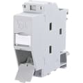 Miniatyrbild 1 av 4: Metz Connect 1309427103-E Nätverksuttag DIN-skena CAT 6 Ljusgrå