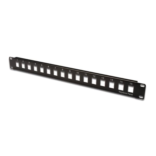 Digitus DN-91400 16 Port Nätverk Patchpanel 483 mm (19) Bare PCB 1 U Obestyckad