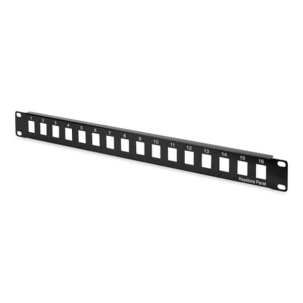 Digitus DN-91400 16 Port Nätverk Patchpanel 483 mm (19) Bare PCB 1 U Obestyckad
