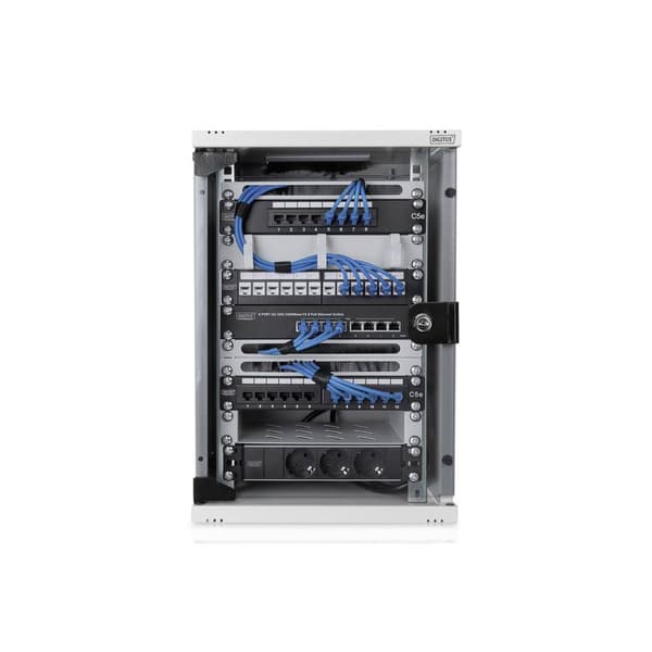 Digitus DN-10-09U 10 väggskåp 9 U Grå-vit (RAL 7035)