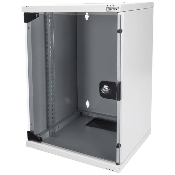 Digitus DN-10-09U 10 väggskåp 9 U Grå-vit (RAL 7035)