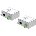 Miniatyrbild 1 av 4: Renkforce RF-3684874 Nätverksförlängning 2-tråds Räckvidd (max.): 300 m 2 st 200 MBit/s med PoE-funktion