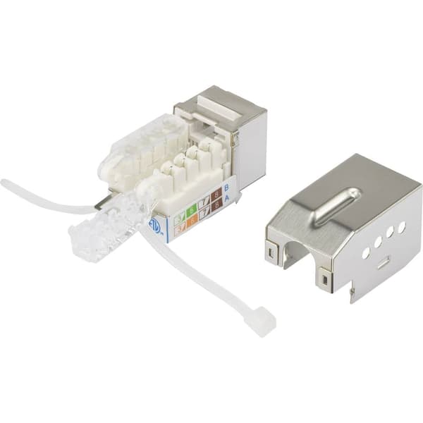 Renkforce KS10 26 + 2 Port Nätverk Patchpanel 483 mm (19) CAT 6A 1 U Bestyckad