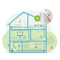 Miniatyrbild 4 av 4: Devolo Magic 1 WiFi mini Powerline WLAN förlängningsadapter 8559 EU Powerline, WLAN 1200 MBit/s