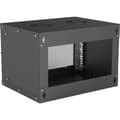 Miniatyrbild 3 av 3: Intellinet Basic Line 6HE 19 väggskåp (B x H x D) 540 x 353 x 400 mm 6 U Svart (RAL 9005)