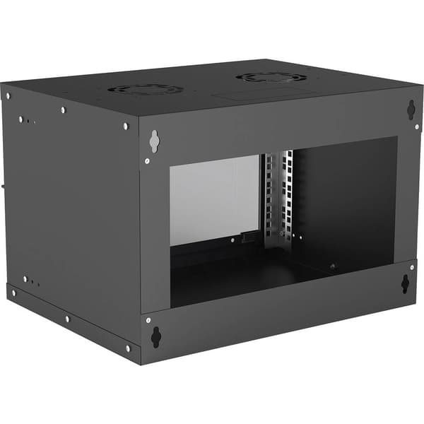 Intellinet Basic Line 6HE 19 väggskåp (B x H x D) 540 x 353 x 400 mm 6 U Svart (RAL 9005)