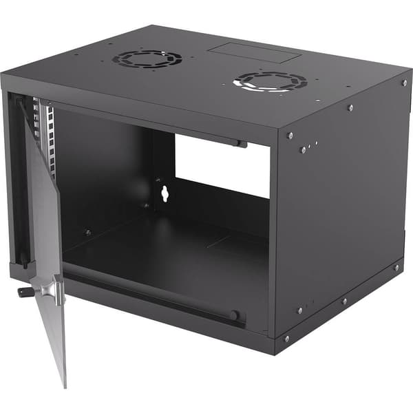 Intellinet Basic Line 6HE 19 väggskåp (B x H x D) 540 x 353 x 400 mm 6 U Svart (RAL 9005)