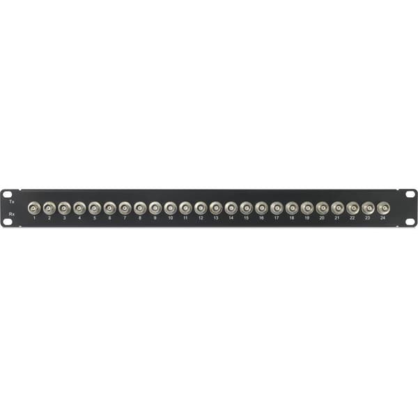 Renkforce 26 + 2 Port BNC-patchpanel 483 mm (19) 1 U Bestyckad