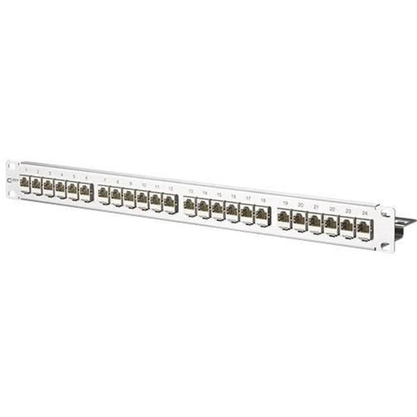Metz Connect 130921-E 26 + 2 Port Nätverk Patchpanel 483 mm (19) CAT 6A 1 U Bestyckad