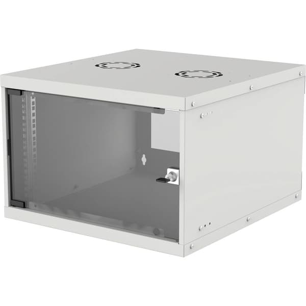 Intellinet Basic Line 6HE 19 väggskåp (B x H x D) 540 x 353 x 400 mm 6 U Grå-vit (RAL 7035)