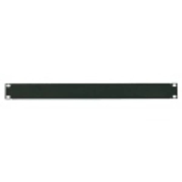LogiLink PN101B 19 tum Nätverksskåp-blindlock 1 U Svart