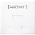 Miniatyrbild 2 av 4: Renkforce Nätverksadapter Utanpåliggande CAT 6 2 Port Vit
