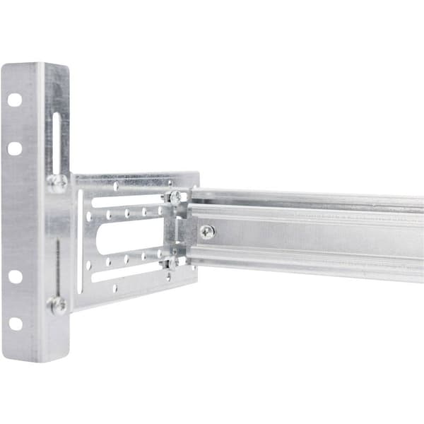Digitus DN-19-DIN-4U Monteringstillbehör Skruvmontering, Front, Frontfäste, Hölje, DIN-skena Bare PCB Silver, Metall