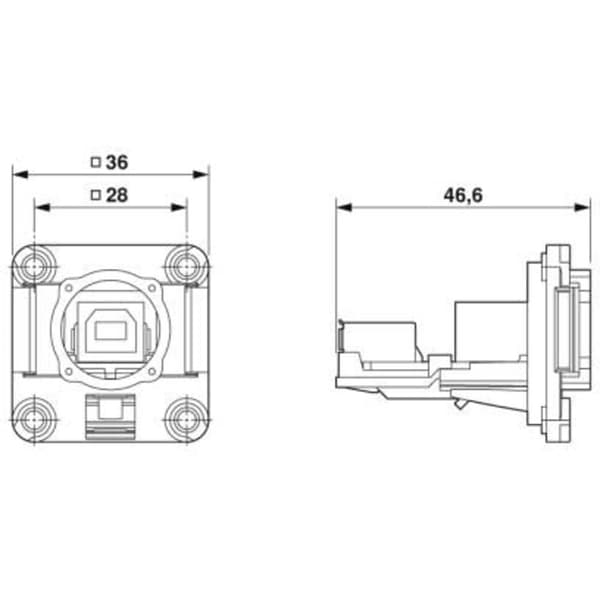 Phoenix Contact CUC-V06-F1PGY-UBB/UBAB USB modul