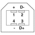 Miniatyrbild 4 av 4: Phoenix Contact CUC-V06-F1PGY-UBB/UBAB USB modul