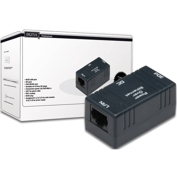 Digitus DN-95002 PoE-Injektor 10 / 100 MBit/s Proprietární