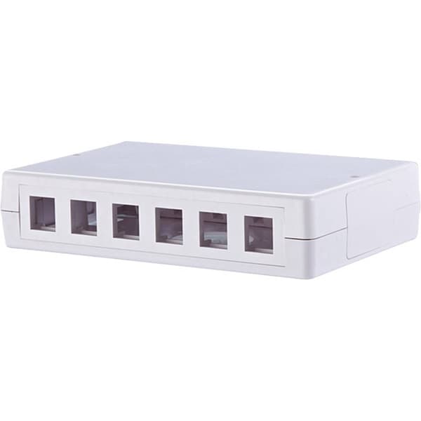 Metz Connect 1309190002KE 6 Port Nätverk Patchpanel Bare PCB 1 U Obestyckad