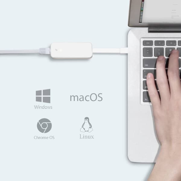 TP-LINK UE300C Nätverksadapter 10 / 100 / 1000 MBit/s USB-C®
