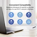 Miniatyrbild 5 av 6: Sygonix Connect SC-WBD-300 WLAN-/Bluetooth®-sticka USB 2.0 600 MBit/s