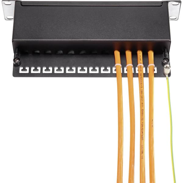 Renkforce Nätverk Patchpanel 254 mm (10) CAT 6 1 U Bestyckad