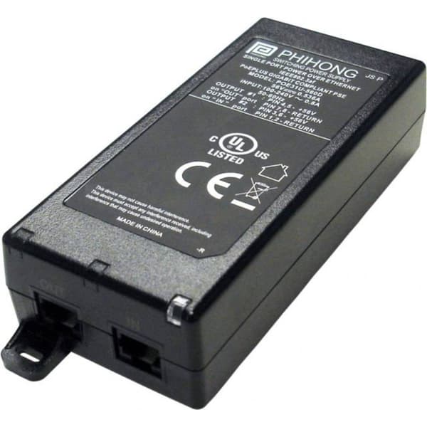 Phihong POE60U-1BTE PoE-Injektor IEEE 802.3af (12.95 W)