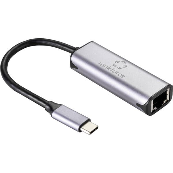 Renkforce RF-4599070 Nätverksadapter 1000 MBit/s USB-C® (USB 3.2 Gen 1)