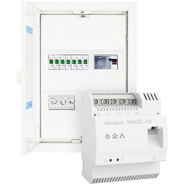 Devolo Magic 2 LAN DIN-skena adapter 8528 EU Powerline 2400 MBit/s