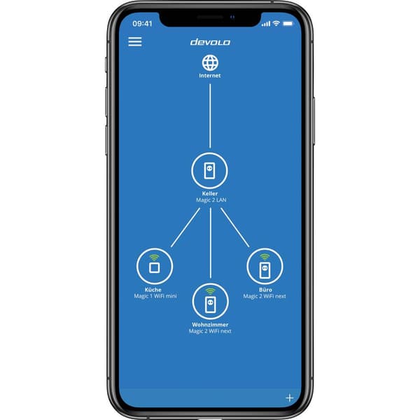 Devolo Magic 2 WiFi 6 Powerline WLAN förlängningsadapter 8811 EU Powerline, WLAN 2400 MBit/s