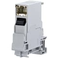 Miniatyrbild 1 av 2: Metz Connect 1401806113KE Nätverksuttag DIN-skena CAT 6 Ljusgrå